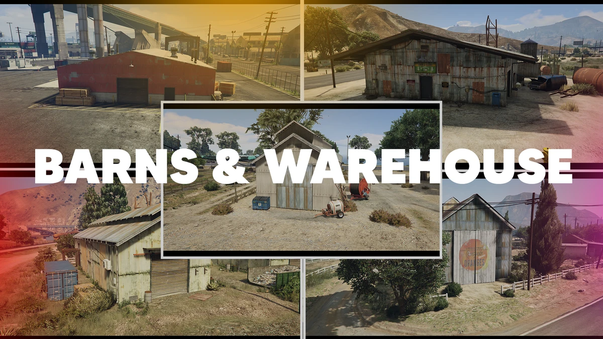 BARNS & WAREHOUSE MLO – Fully Open Source | FiveM